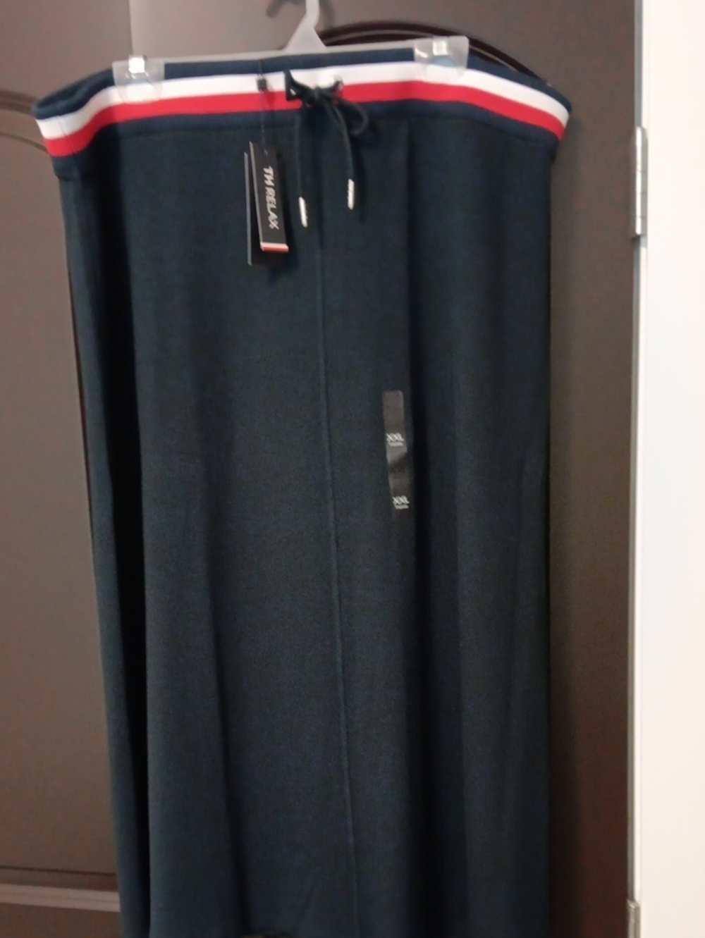 Tommy Hilfiger Navy Maxi Skirt with Red & White Trim